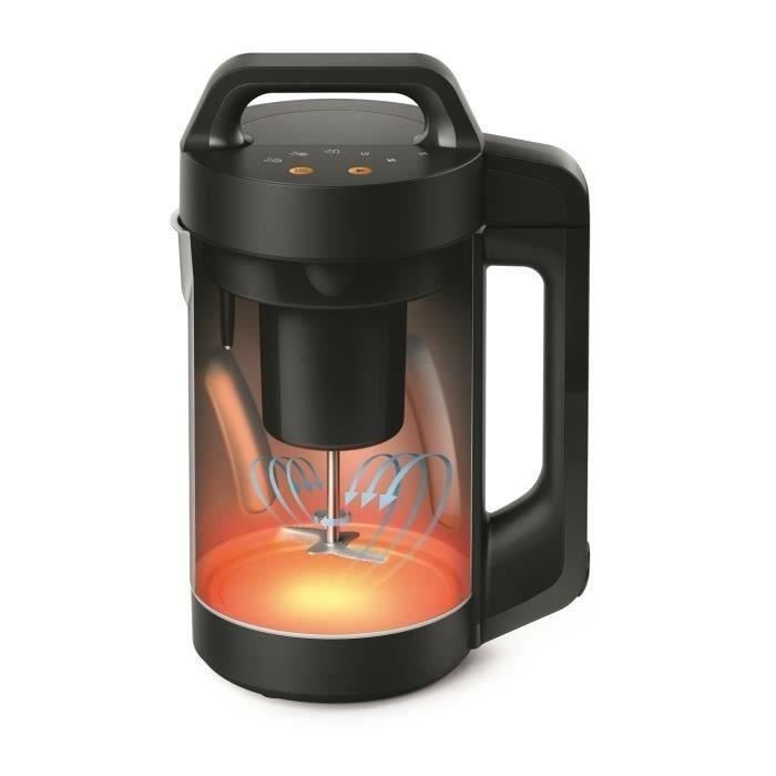 Blender chauffant pour soupe - PHILIPS - HR2203/80 - Série 3000 - 1000W - bol de 2L - Métal