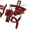Red Series Hair Accessories: Multi-Style BB Clips & Festive Hairband for Women
