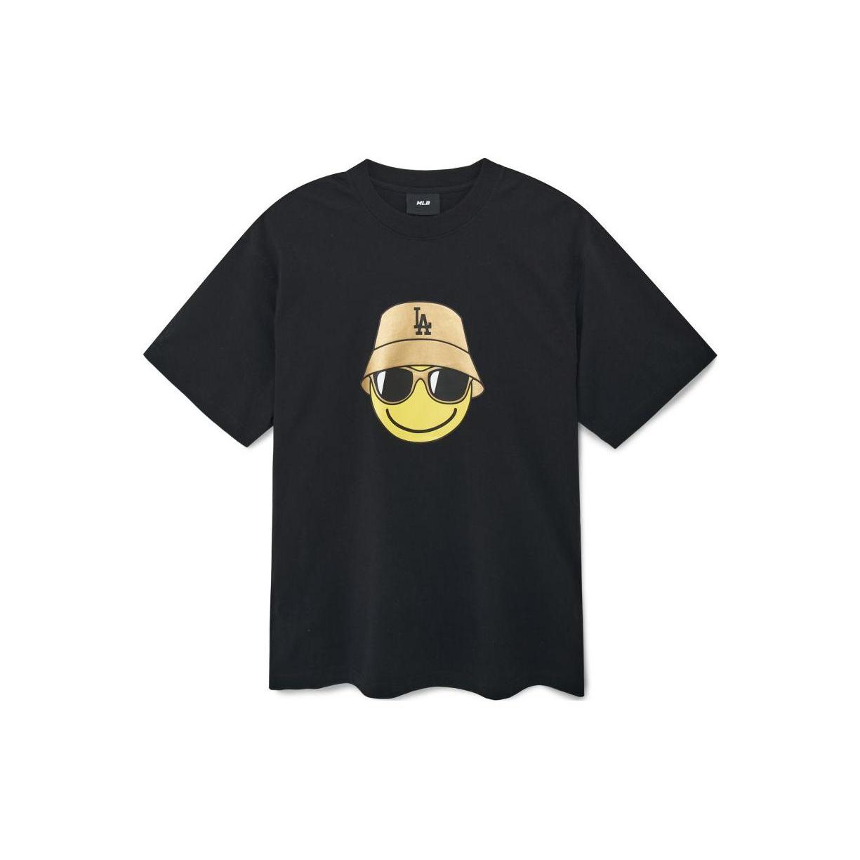 

New MLB Set in Sleeve T Shirt Women s Black 3ATSJ0233-07BKS S