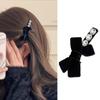 2pcs Elegant Vintage Bowkont Barrettes Hair Clips For Girls Fashion French Clips With Artificial Pearls Velvet Hair Accessories
