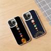 Solar System Space Earth Phone Case for iPhone 17 16 Pro Plus X XS Max Air Mini 15 14 Soft Shockproof Cover