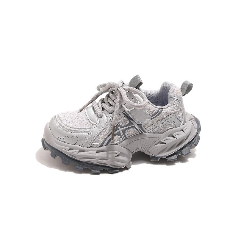 Kids' Breathable Double Mesh Sports Shoes, Non-slip Soft Sole, Spring 2026 New Arrivals for Boys and Girls