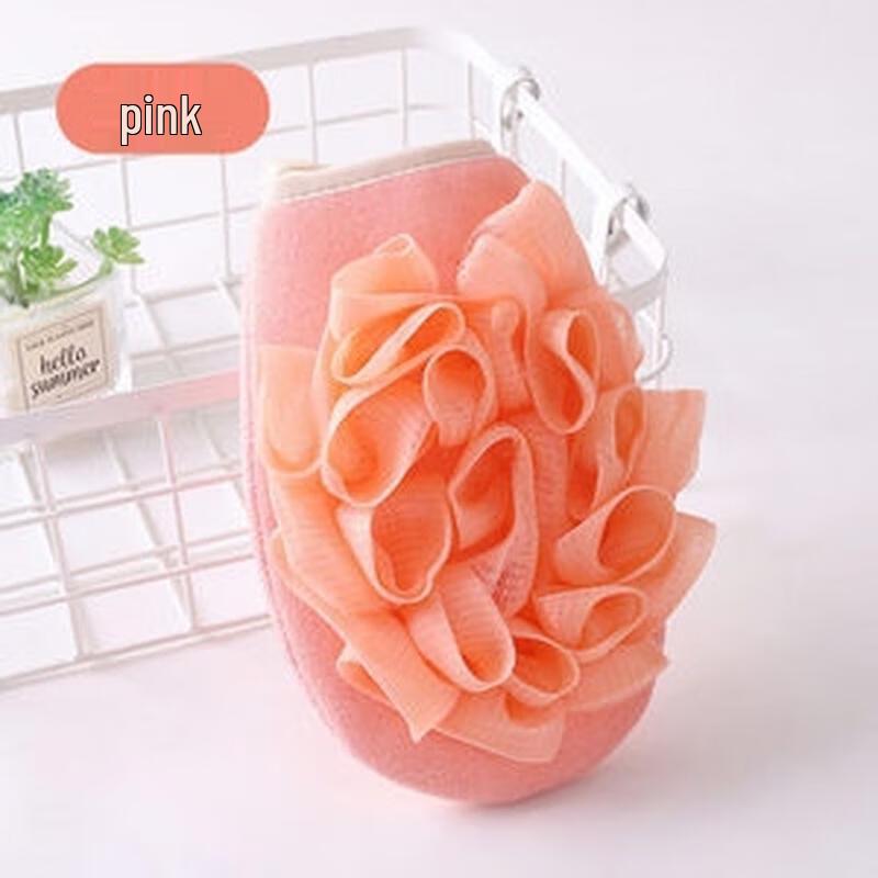 Dual-Sided Exfoliating Bath Towel & Pouf