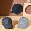 22 Season Wool Woolen Baseball Cap Fleece Thick Cap Men And Women Trendy Casual Warm Hat