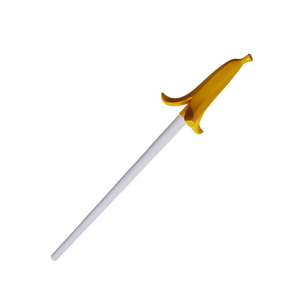 3D Banana Sword Anxiety Reduce Toy for Children Funny Retractable Sword Toy Office Adult Stress Relief Role Play Props