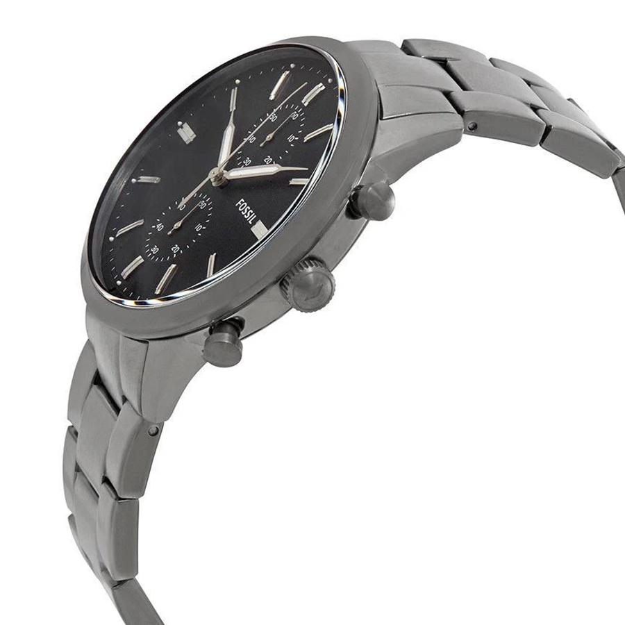 Fossil Townman Chronograph Grey Steel Men's  Watch FS5349
