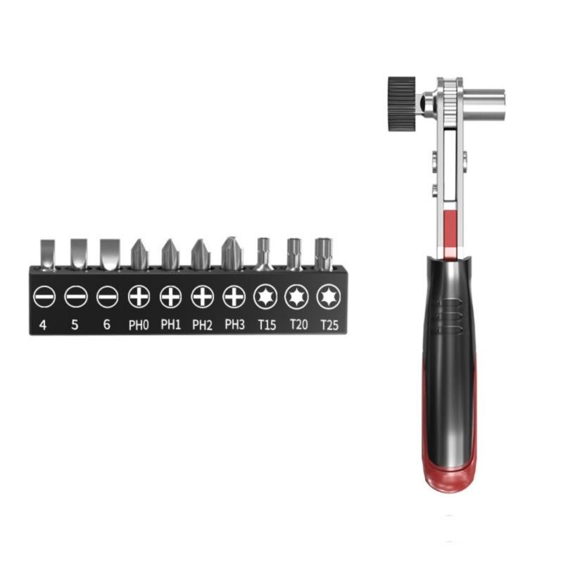Double Direction Ratcheting Socket Spanner Tool Kit Ergonomic Grip Compact Design Fit For Tight Space Maintenance Tasks