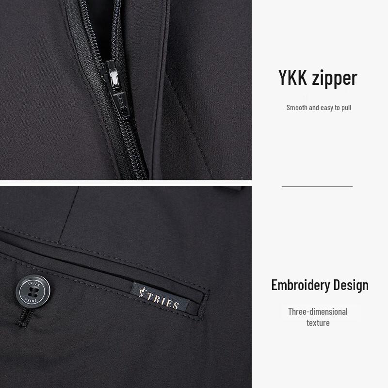 Men's Straight Fit Casual Pants