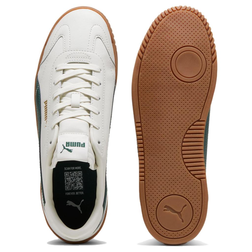 Puma Club White Green Gum Unisex 389406-12
