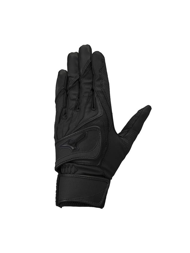 Baseball Batting Gloves WILLDRIVE High School Baseball Rules Compliant Model Accessories M Black [Mizuno] RED-W Men's
