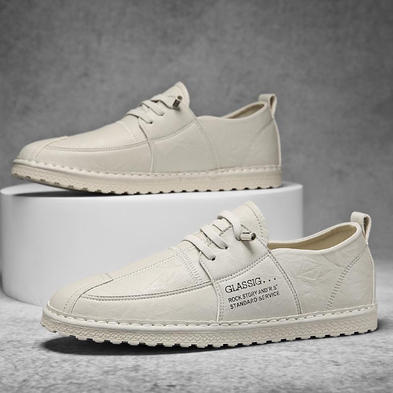 Итальянская мода повседневная обувь мужская уличная мода дизайнерская обувь без застежек — фото 4