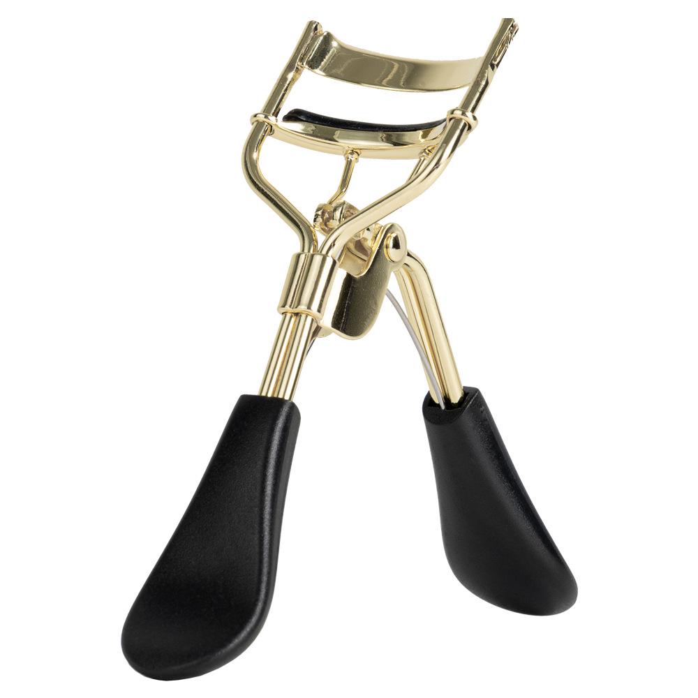 Max&Meet A4 Chrome-Plated Eyelash Curler with Plastic Handle - Korean Beauty Tool for Perfect Lash Shaping