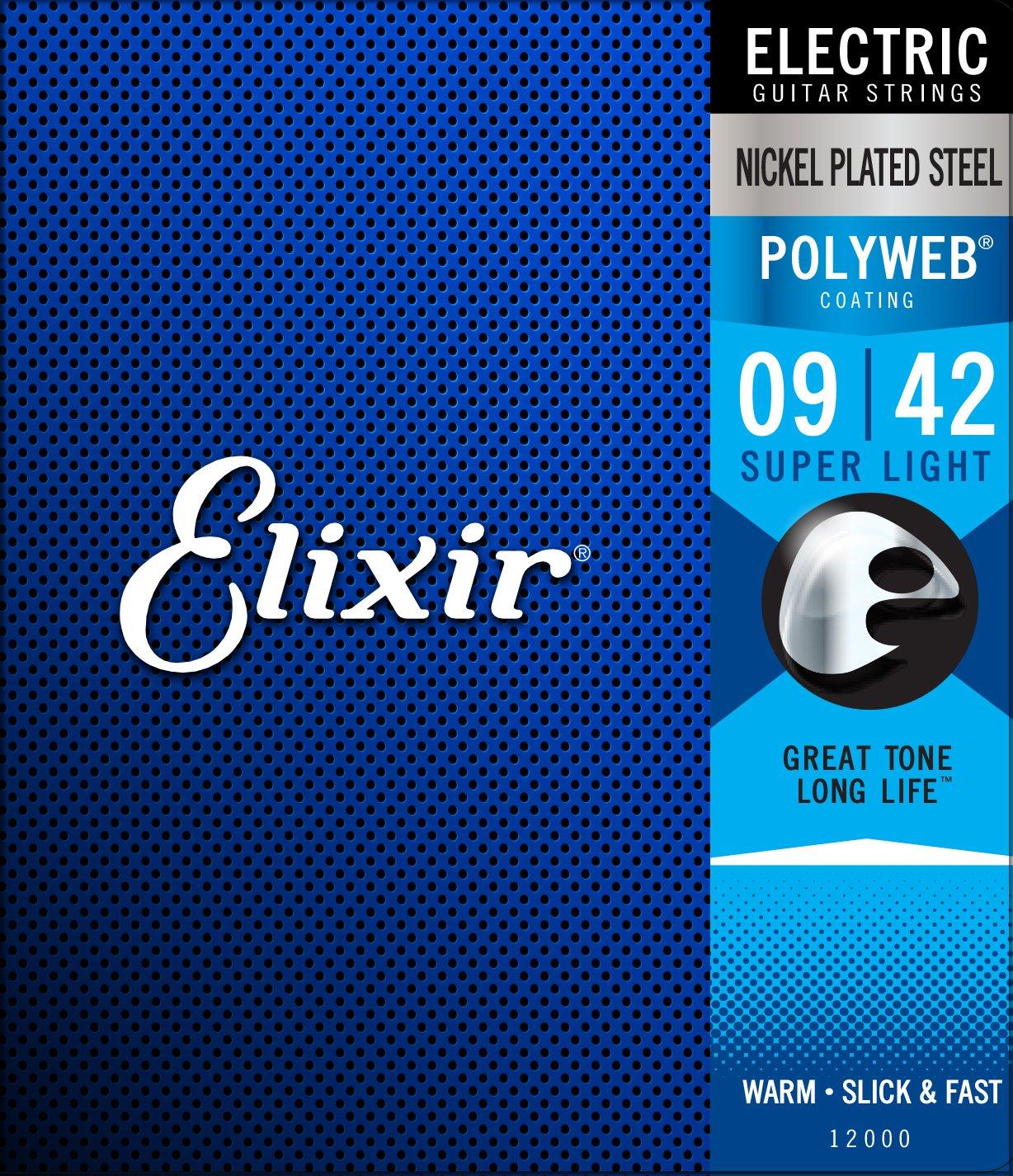 

Струны для электрогитары Elixir POLYWEB Super Light .009-.042 #12000 []
