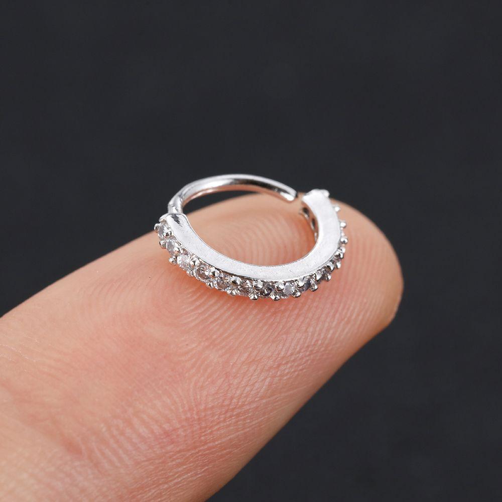 New Body Piercing Jewelry Women Rhinestone Cartilage Helix Tragus Earrings Ear Studs