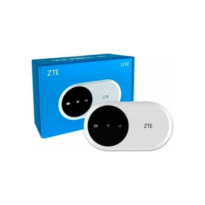 Router - ZTE - U10 - 4G - WiFi 6 - White - 2000 mAh Battery