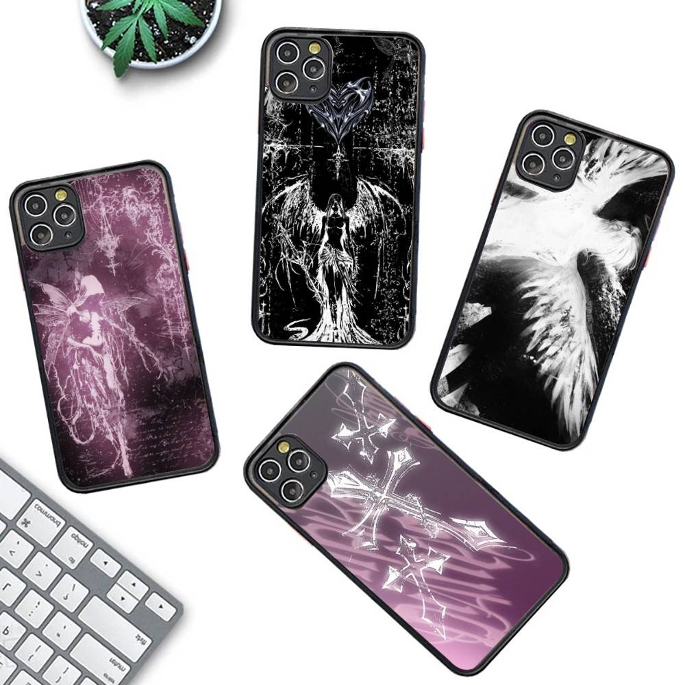 Gothic Coquette Cybersigilism Phone Case For IPhone 16 15 14 X XR XS 7 8 Plus 11 12 13 Pro MAX 13mini Matte Shockproof Case