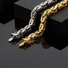 Kalen Golden Hip Hop Stainless Steel Chain Men's Bracelet 220mm Fashion Simple Jewelry
