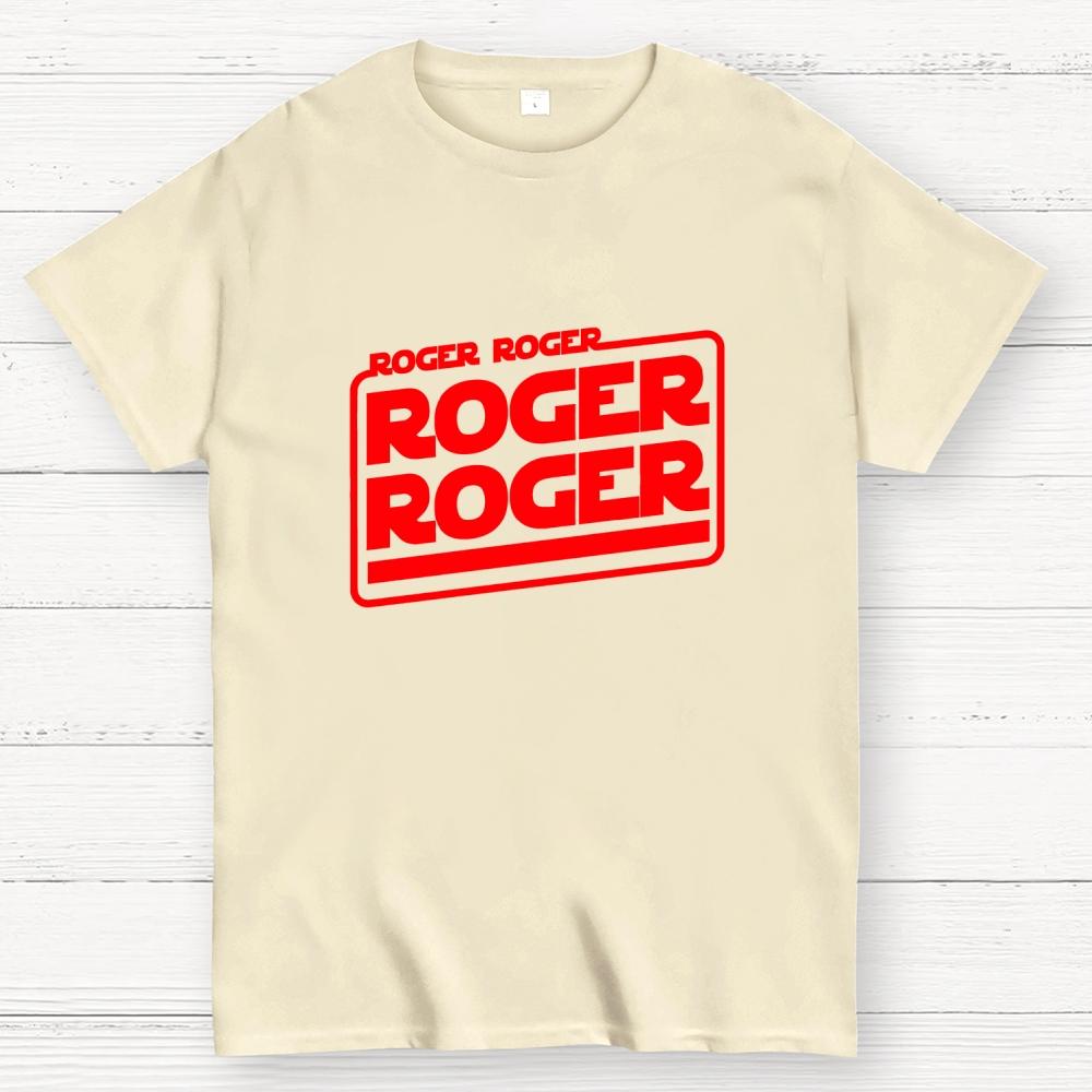 Roger Roger Cotton Casual Cool Loose T-Shirt