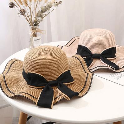 Hat Women's Summer Fashion Vacation Sunshade Big Edge Hat UV Protection Versatile Travel Seaside Beach Straw Hat