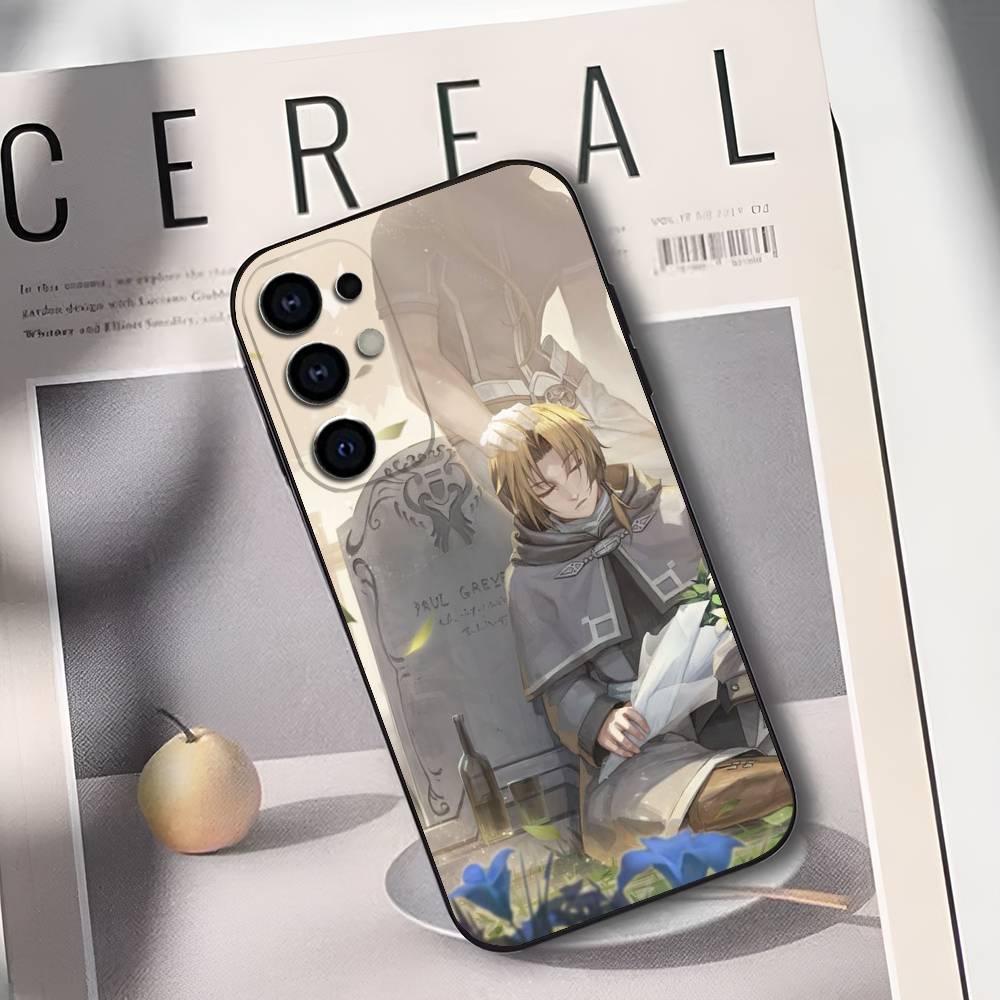 M-Mushoku Tensei Jobless Reincarnation Phone Case For Samsung S25,S24,S21,S22,S23,S30,Ultra,S20,Plus,Fe,Lite,Soft Black Cover