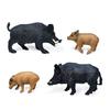 Wild Boar Figurine Lovely Creative Vivid Wild Animal Wild Boar Model for Decoration