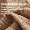 Thick Elastic Sofa Cover Full Wrap Embossed Fleece Dustproof Slip Resistant All Season Universal