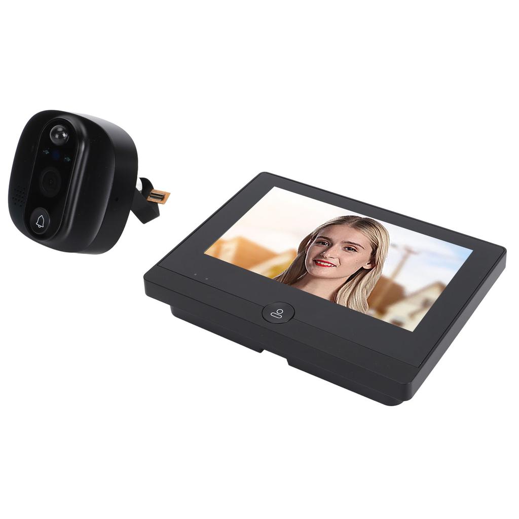 4.3inch Peephole Camera 1080P WIFI Front Door 150 Degree Wide Angle Motion Detection Peephole Viewer