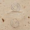 Adjustable Spiral Upper Arm Cuff Bracelet for Women, Boho Open Coil Arm Bangle Bracelet, Armband Jewelry for Festivals, Parties, Daily Wear