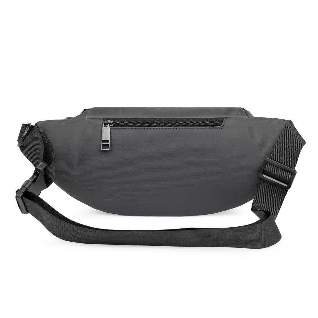 Pánská ledvinka velkokapacitní vícevrstvá sportovní náprsní taška venkovní vodoodpudivá taška přes rameno