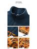 Men's Retro Ethnic Style Patchwork Fleece Hoodie - Warm Winter Cardigan Jacket