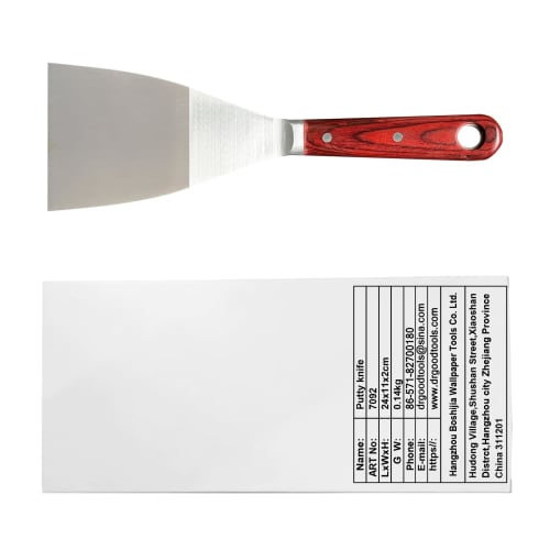 Gold Spatula Putty Knife Set, Painting Tool, 3-inch (76mm), Stainless Steel Putty Knife, Painting Tool, Extremely Thin and Highly Resilient, Painting
