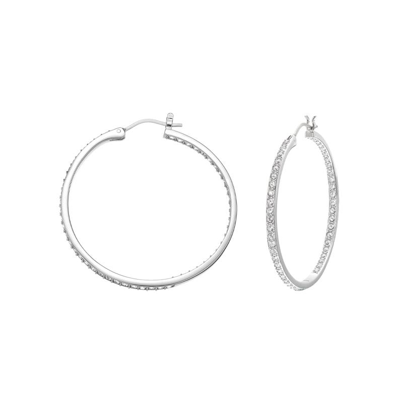 Swarovski Sommerset Hoop pierced earrings silver 5528457