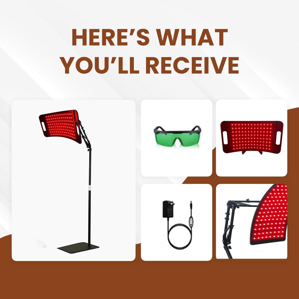 Mvolo Stellar Beam - Infrared Lamp - Infrared Therapy - Red Light Therapy - for Muscles, Skin, Joints and Colds - Without Heat