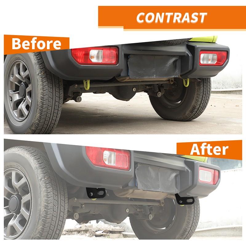 Metal Black Front Tow Hook Cover for Suzuki Jimny  20 21 22 23 24+ Exterior