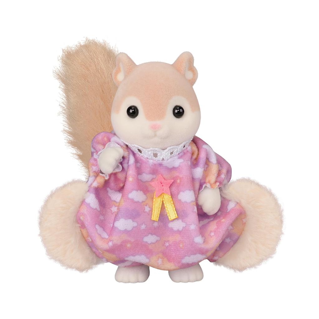 Sylvanian Families Doll Set Squirrel ST Mark Ages 3 and Toy Sylvanian Epoch [Flying Family] FS-64 Certified, Up, Dollhouse, Families, Co., Ltd.