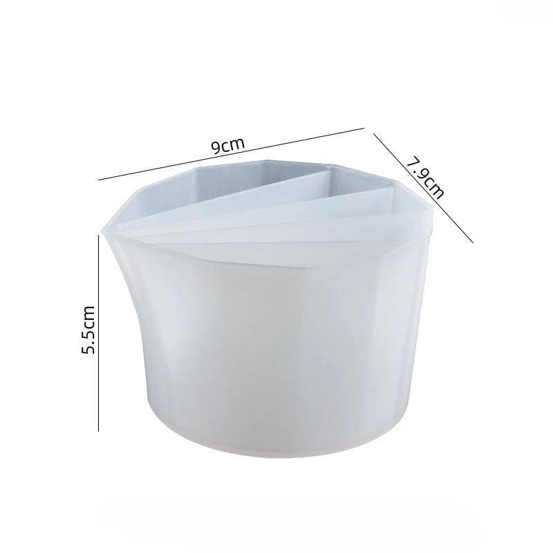Silicone Distributing Cup Liquid Pigment Color Mixing Toning Dispensing Cup for DIY Epoxy Resin Crafts Jewelry Making Tools