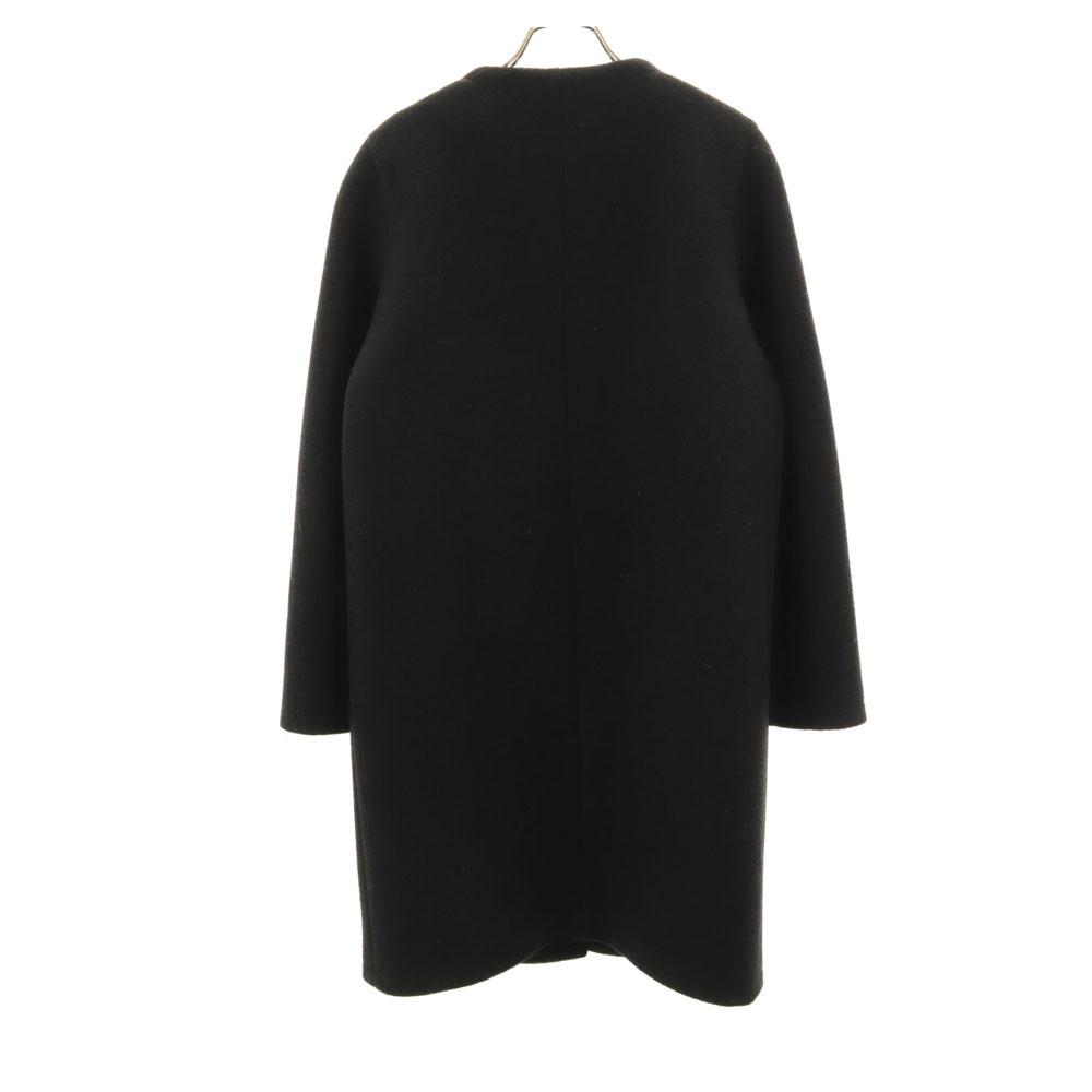 Jil Sander Navy Made In Italy No Color Coat 34 Black Women Used