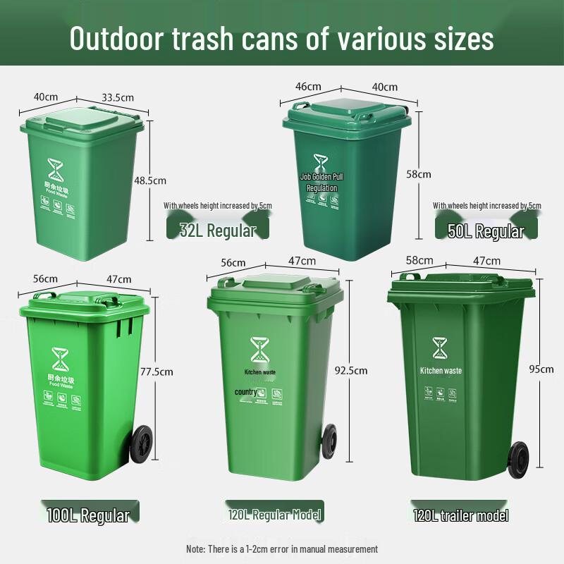 Supercloud 32L Outdoor Commercial Waste Bin