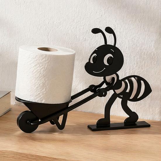 Fine Crafted Paper Towel Rack 3D Printed Ant Roll Holder, Decorative Figurine for Home Creative Tabletop Display Kitchen Decor Unique Living Room