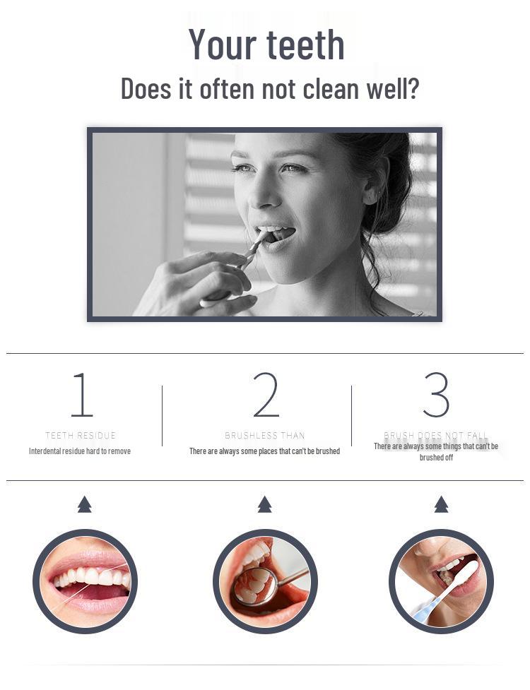 Szczoteczka elektryczna 360°: W kształcie litery U, Wodoodporne, Wybielanie zimnym światłem dla dorosłych i dzieci