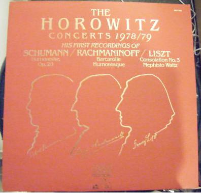 LP Record VLADIMIR HOROWITZ - Horowitz Concerts 1978/79 RL13433 RCA 1979 Germany Classical Used