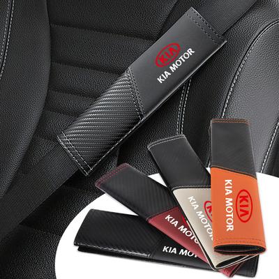 1/2pc Car Seat Belt Cover Shoulder Protector Pad Auto Accessorie For Ceed Sorento K3 Rio Sportage Soul Picanto Niro Cerato K