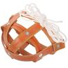 1 Set Leather Grazing Horse Mouth Mask Breathable Cattle Mask for Anti Biting
