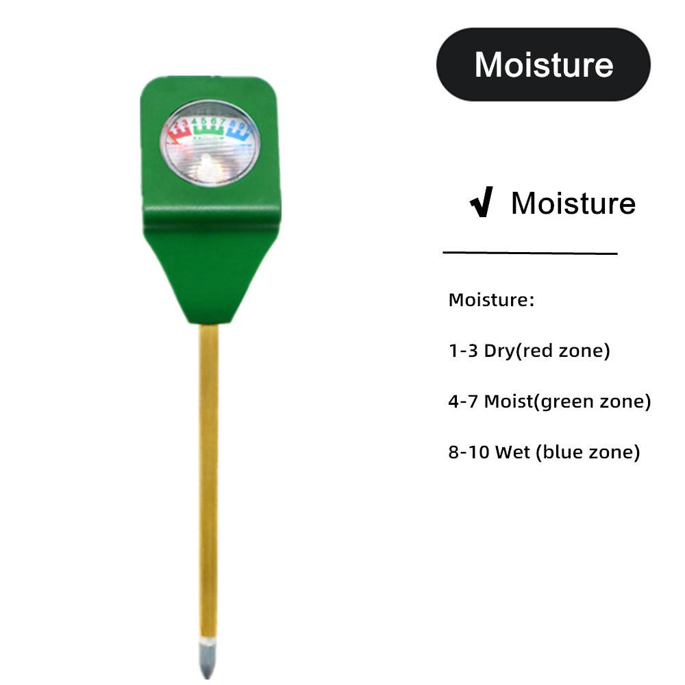 Soil Ph Meter Tester EC Meter for Soil PH TDS CF Sunlight Moisture Humidity Garden Temp Soil Moisture Sensor Gauge Optional