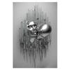 Gold and Silver Figure Statue Canvas Painting Poster Prints Romantic Lovers Pictures Modern Wall Art Home Decor