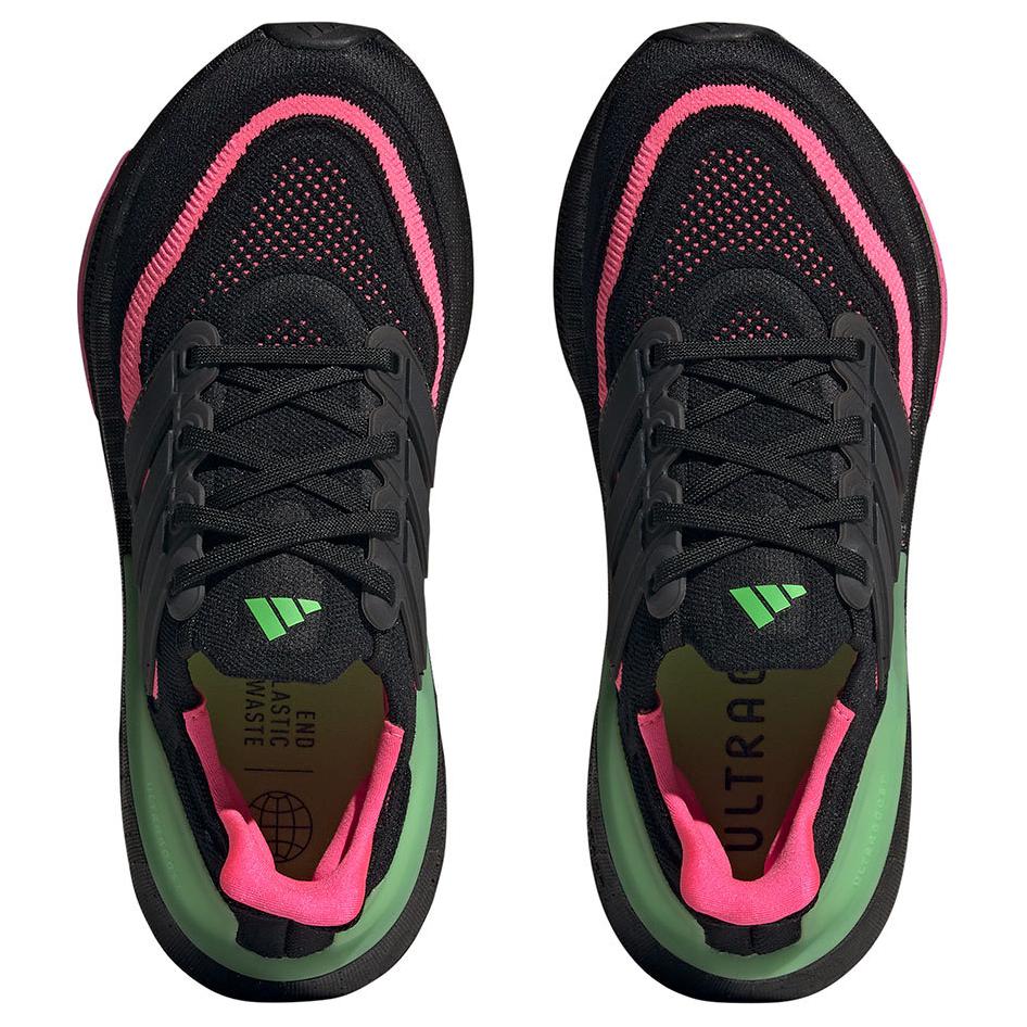 Adidas UltraBoost Light Black Lucid Lime Pink Women Sneakers Core-Black IF2416