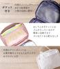 Inujirushi Honpo Large Capacity Diaper Liberty Floral Pouch, Print, Pink, Pattern, 19238cm [Open Zipper]