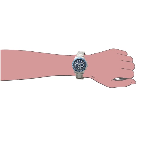 Salvatore Marra Men's Radio Solar Watch Business Analog Quartz Waterproof (Silver Blue) with Cloth SSBL