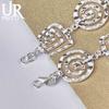 925 Sterling Silver Wave Bracelet Fashionable Wedding Jewelry