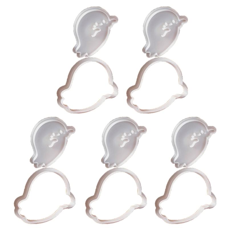 Unique Festival Parties Biscuits Molds Eerie Halloween Cookie Baking Molds Durable Specters Shape Biscuits Cutter